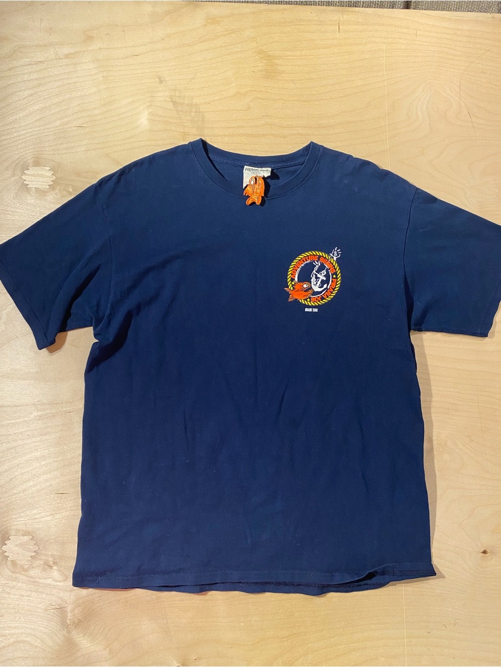 Pirana Joe Navy Graphic Short-Sleeve Men's T-Shirt XL (SC)